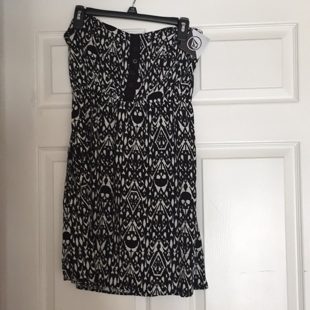 Strapless summer dress
